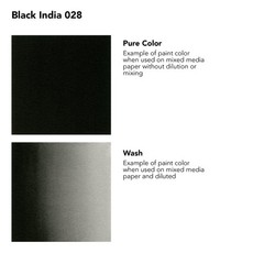 Daler-Rowney FW Acrylic Ink Bottle Black – Versatile 1 fl oz, (India)