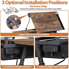 Adjustable Drafting Table for Artists – Drawing Table with Drawers & Outlet
