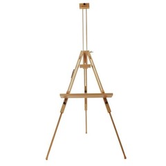 Mont Marte Tripod Easel HD Beech – large, wood, fully adjustable, carry handle