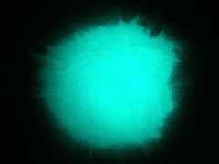 Glow in the Dark Pigment Powder 100g AQUA BLUE, SuperGrade Strontium Aluminate