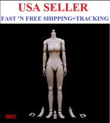 ZY TOYS 1/6 Scale MEDIUM Bust PALE skin tone female body N002