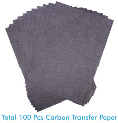 100 Sheets Carbon Transfer Paper Tracing Carbon Paper for DIY Wood Working Pa…