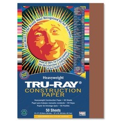 Tru-ray Construction Paper – 12″ X 9″ – Brown (PAC103025)