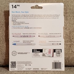 Zebra Creative Lettering Junk Journaling 14pk Marker & Pen Set w/Stickers NEW