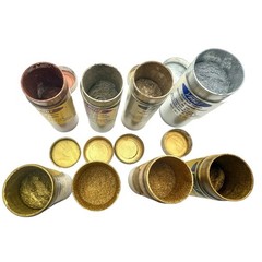 (9 PC) HTF NOS Vintage Venus Bronze Powders & Grumbacher Banana Bronzing Lacquer