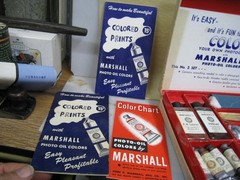 Vintage Marshall’s Transparent Photo Oil Colors Hobby Collectible Prop No 2 1947