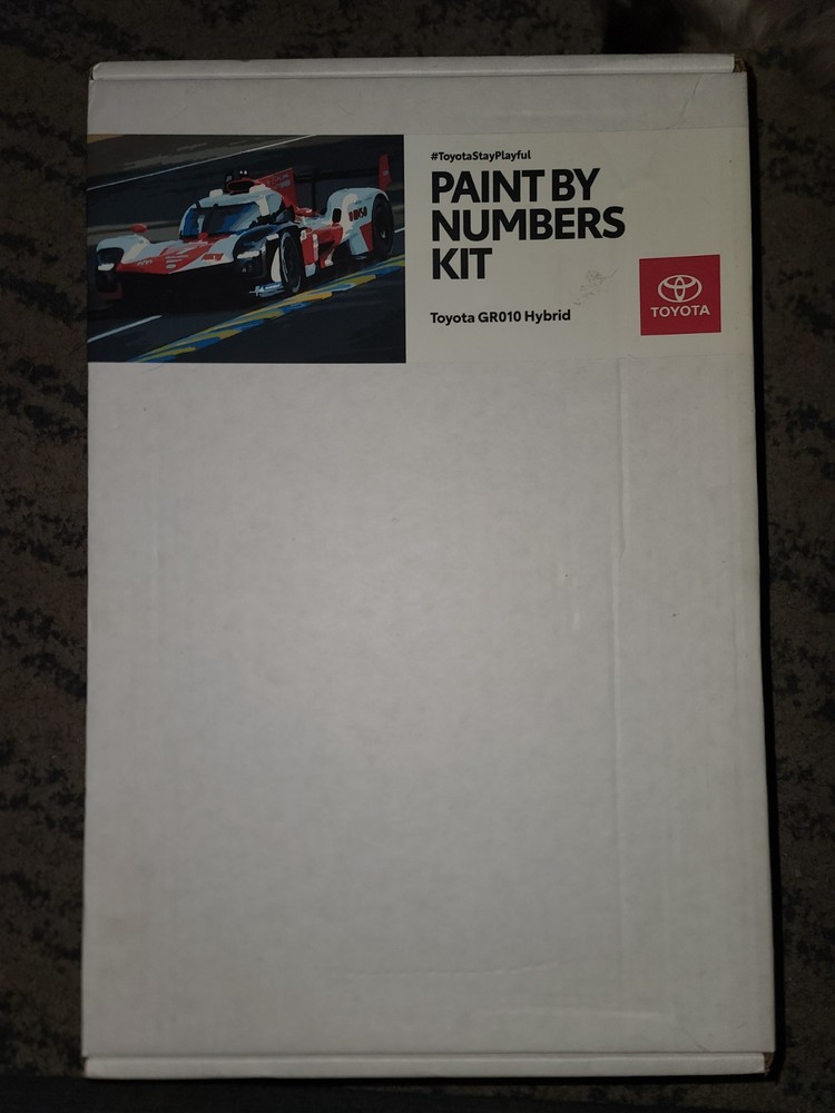 Toyota paint by numbers kit Toyota GR010 Hybrid