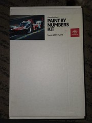 Toyota paint by numbers kit Toyota GR010 Hybrid
