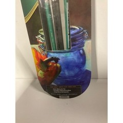 Silver brush limited crystal oil acrylic watercolor brushes 3pc