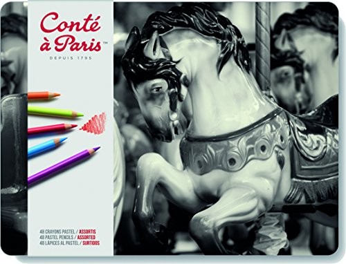 Conte-a-Paris pastel pencil Assorted set 48 color set 500017