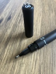 UNI-BALL Uni-Pin 0.6mm BLACK FINE LINE Drawing Pen NO: PIN 06-200 (PKT 4 PENS)