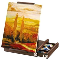 Deluxe Adjustable Box Table top Easel by Artist’s Loft wood drawer Never Been