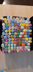 Anono 120 Colors Alcohol Markers Set, Coloring Markers w/ Chisel and fine point.
