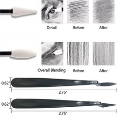 43 PCS Blending Stumps and Tortillions Paper Art Blenders Sketch Drawing Tools w