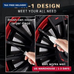 Matte Black Rim Touch Up Paint, Efficient Wheel Paint Pen for Metal, Also Match