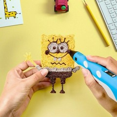 3D Printing Pen Kit 3D Drawing Pen with Led Display 12 Color Filament for Kids