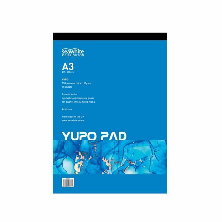 Seawhite of Brighton Yupo Synthetic Paper Pad for Alcohol Ink A3