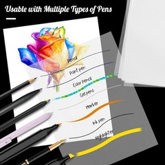 120 Sheets 8.5”x 11” Tracing Paper for Drawing Pad Book Sketchbook Coloring P…