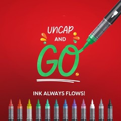 Sharpie Creative Markers, Water-based Acrylic, Bullet Tip, Office Product
