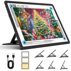 Rechargeable A4 LED Light Pad with Stand – 7100Lux Bright Tracing & Sketching Bo