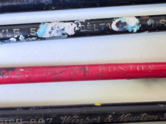 Used Lot 21 Water/Oil/Craft Paint Brushes, Grumbacher, Winsor, Delta, Langnickel