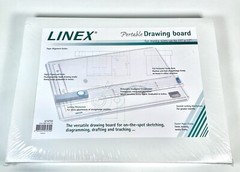 LINEX Portable Drawing Art Board Multi-Function Drafting Scale In Inches DBR3045