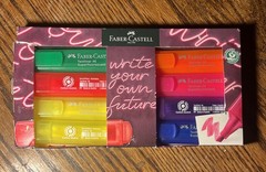Faber-Castell Textliner Neon Highlighter Marker Set Of 8 NOS Multicolor Pack