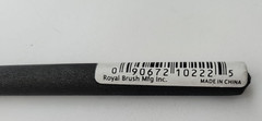 Royal Brush -#4200FB Mini Majestic Synthetic Hog Hair FAN -Size 20/0 – New