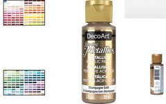 Water-Based 2oz Champagne Gold Acrylic Paint – Perfect for Interior/Exterior Use