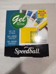 Speedball Gel Printing Kit 7pc 80P610. See Pictures For Details /Defects