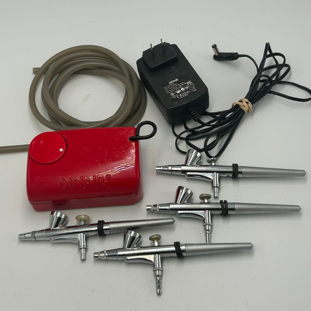 Dinair Airbrush Makeup Cosmetics Systems Compressor #870 Spray Gun Nail Art Tool
