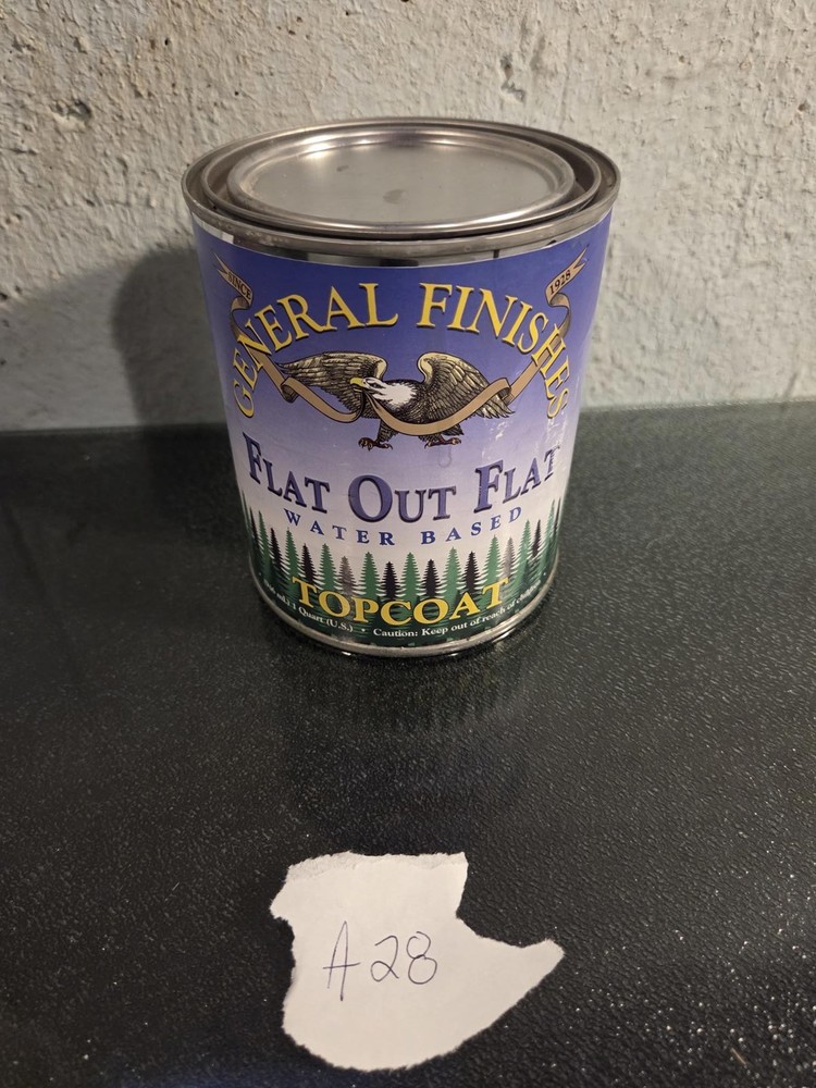 General Finish Flat Out Flat Water Based Top Coat