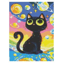 Cat Diamond Painting Kits for Adults, Easy DIY 5D Round Full Drill Diamond Art k