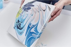 Flexible 16 oz Pouring Medium with Iridescent Finish – Non-Toxic Art Solution
