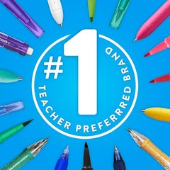 Vibrant Flair Felt Tip Pens, 12-Count Assorted Colors – Ideal for Arts & Crafts