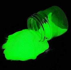 Super Phosphorescent Glow in the Dark Powder Pigment 1/2 oz -No UV Light Needed!