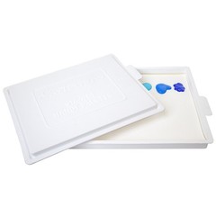 Masterson Sta-Wet Handy Palette Airtight Paint Keeps 8.5″ x 7″, White