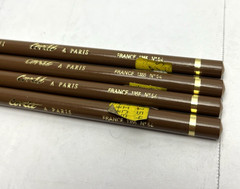 Lot 4 VTG Conte A Paris France Pastel Colored Pencils 1355 Natural Umber No. 54