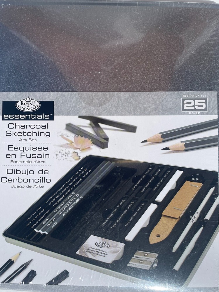 Royal & Langnickel(R) essentials(TM) Charcoal Sketching TinART2711