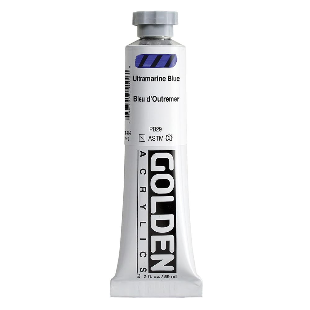 Heavy Body Acrylics, Ultramarine Blue, 2 fl. oz. Tube, Professional Acrylic P…