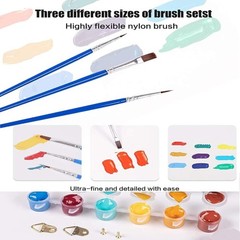 4 Packs Paint by Number for Adults, Animal 16x16in Frameless, 4 PCS Dragon