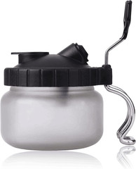 Multifunctional Airbrush Cleaning Pot Wash Station with Holder