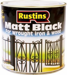 Professional-Grade Quick Drying Matt Black Paint 250ml for Interior & Exterior