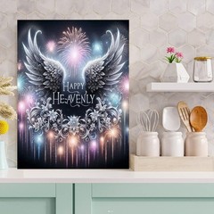 Meothan Diamond Art Kits for Adults, 11.8 x 15.7 in (30 x 40 cm), Angel Wings
