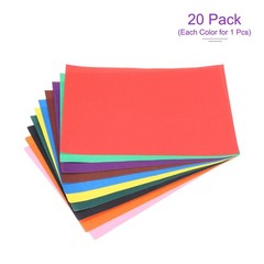 DMiotech 10 Pack Sanded Pastel Papers 11 x 8 Inch, Multicolor multicolor