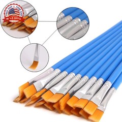 DECYOOL 60 Pcs Flat Paint Brushes Bulk, Small Paint Brush Set for Painting | She