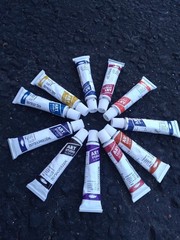 Vintage Art Studio by Battat Oil Color Watercolor LOT NEW SEALED 11 TUBES