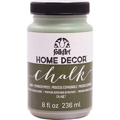 Home Decor Chalk Furniture & Craft Acrylic 1 Count (Pack of 1) Spanish Moss