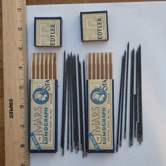 Mars Lumograph HB 2mm Lead Refill, MPN 1904, 12 Leads, Single Color