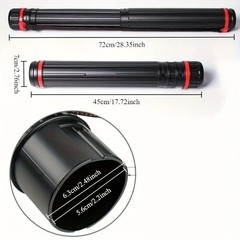 Telescoping Poster Tube Extendable For Artwork Documents Maps Holder